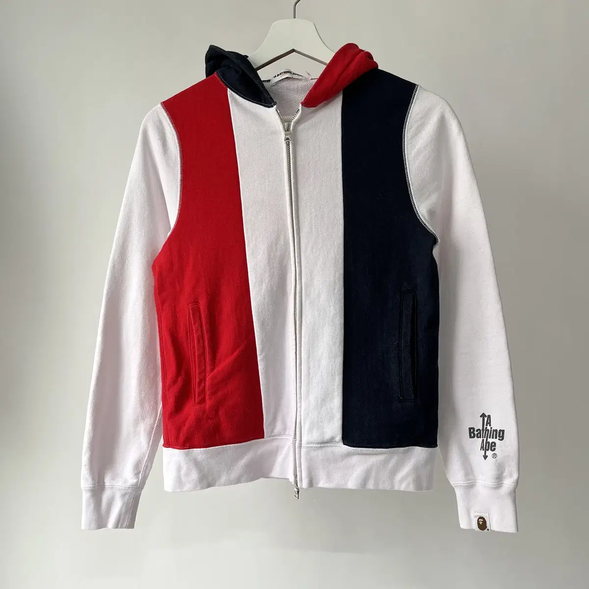 A BATHING APE 2way zip Hoodie zip up