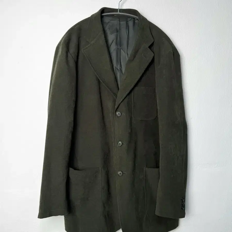 vintage olive green tailored jacket