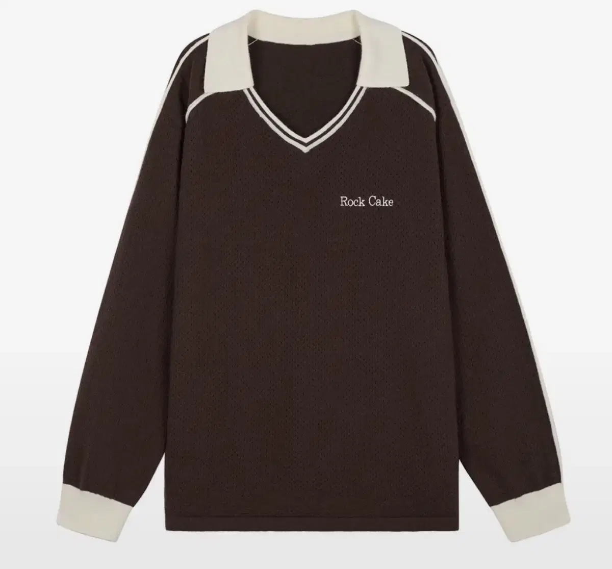 락케이크 Collar Long Sleeve Knit 니트 롱슬리브