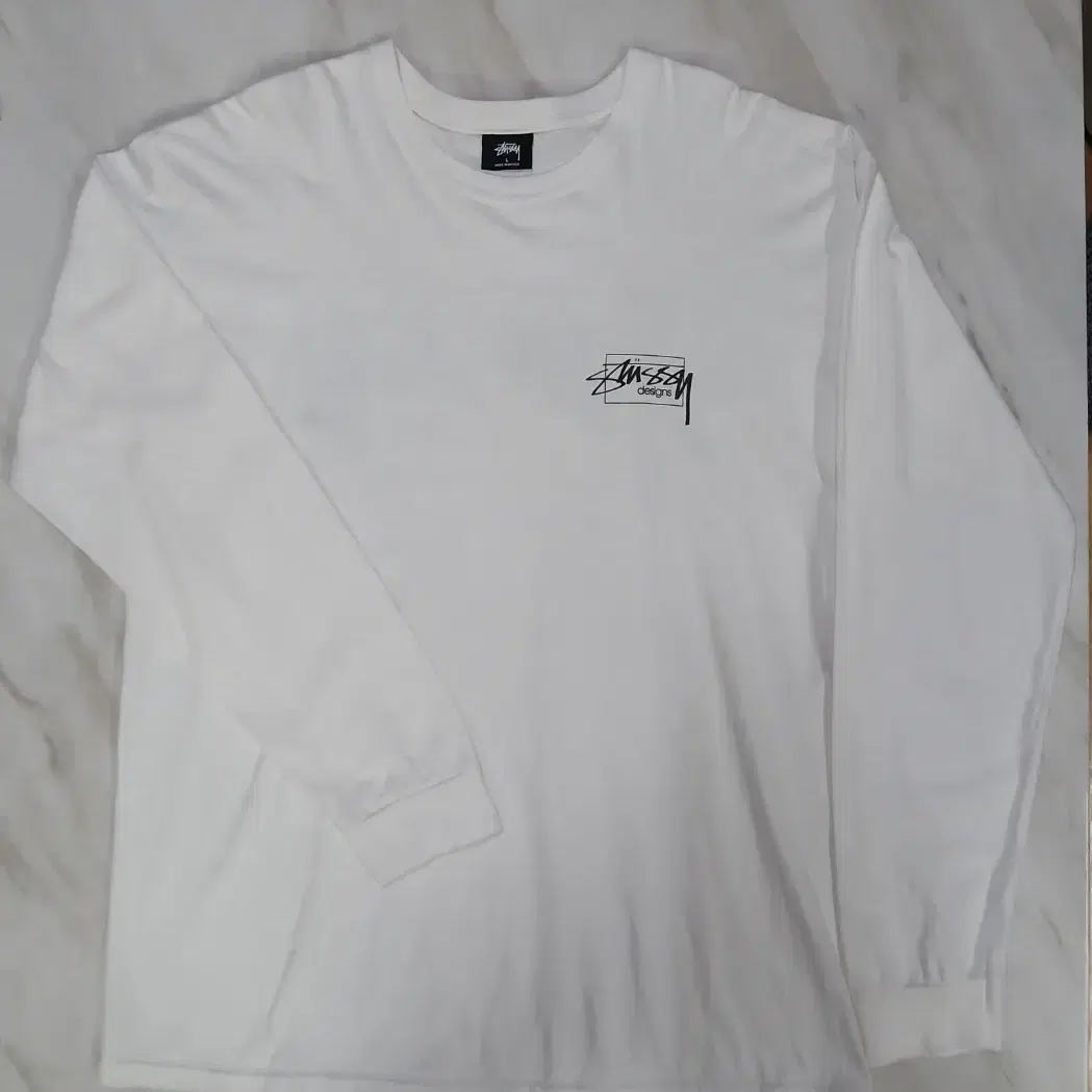 STUSSY 스투시 면 100% 긴팔티 L 사이즈 (긴팔 티셔츠)