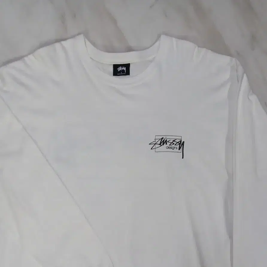 STUSSY 스투시 면 100% 긴팔티 L 사이즈 (긴팔 티셔츠)