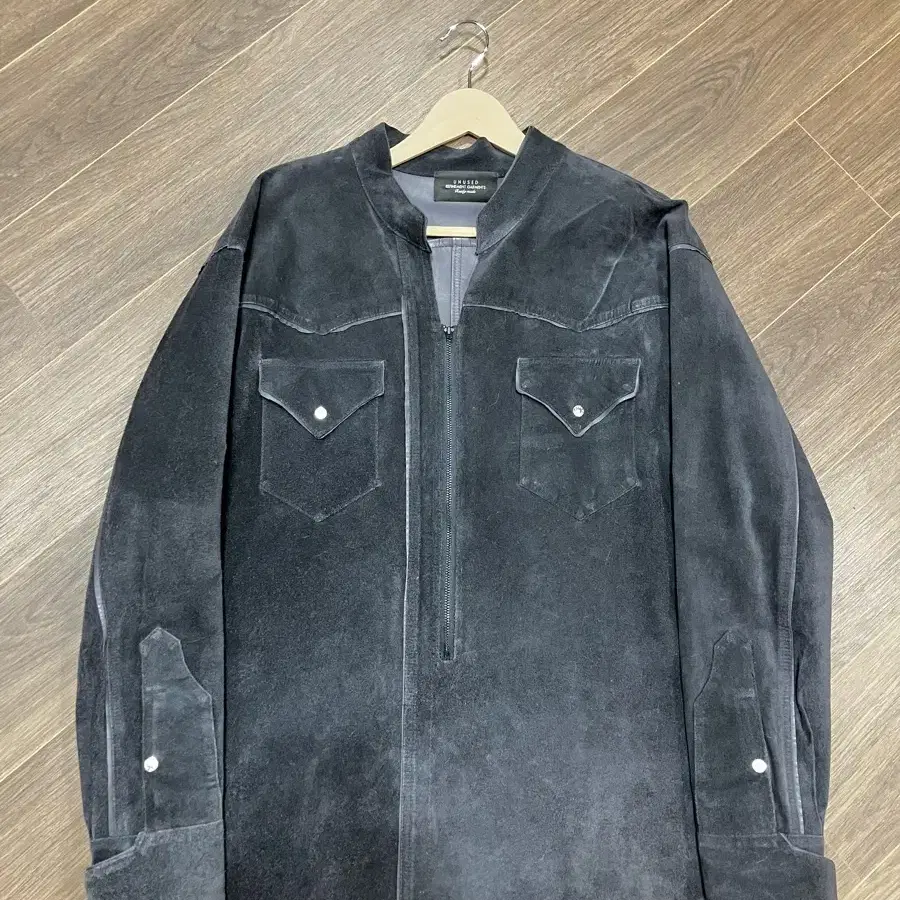 Unused Suede Pullover Shirt(3size)