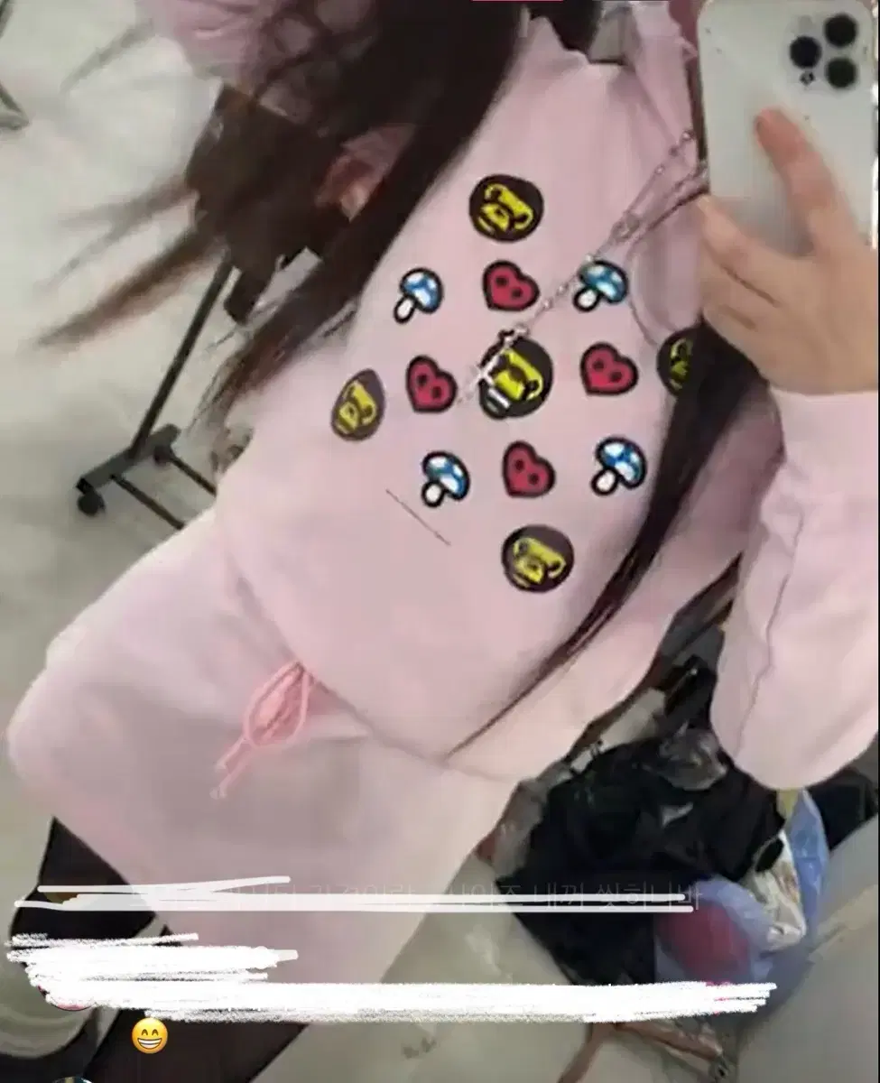 베이프 마일로 핑크후드원피스 bape 브랜드 원피스 빈티지