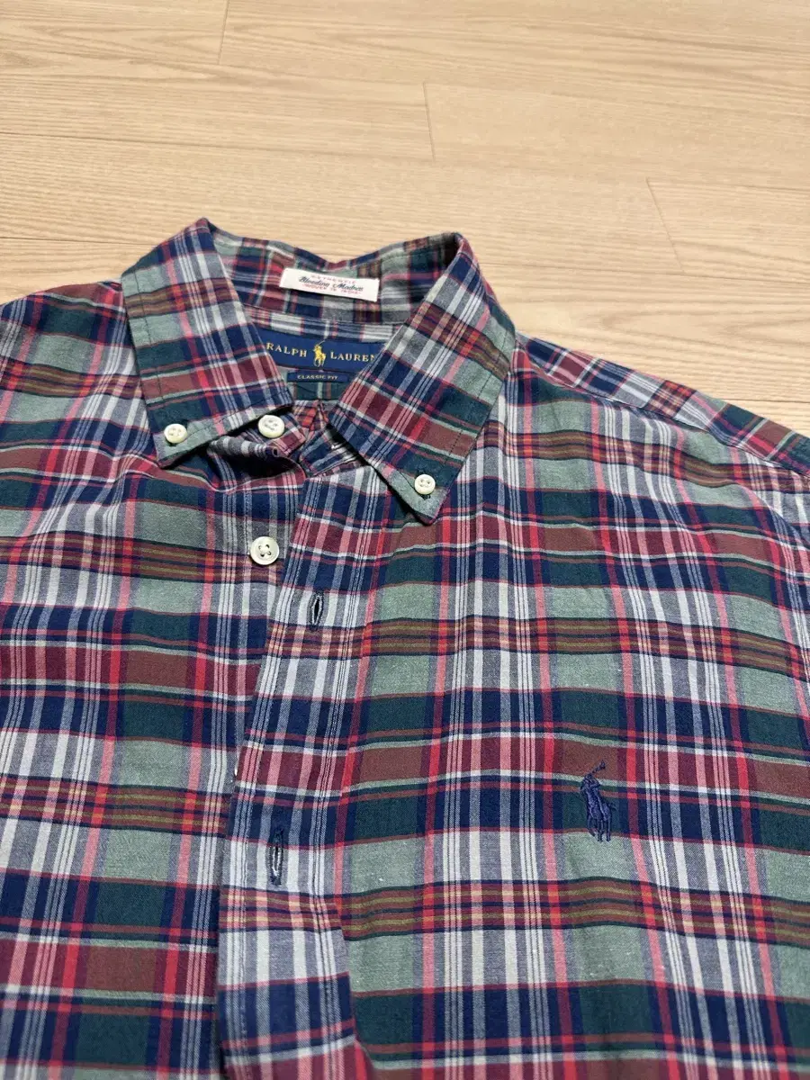 Polo Madras Shirt Check Shirt Classic FitM Jun Ryu