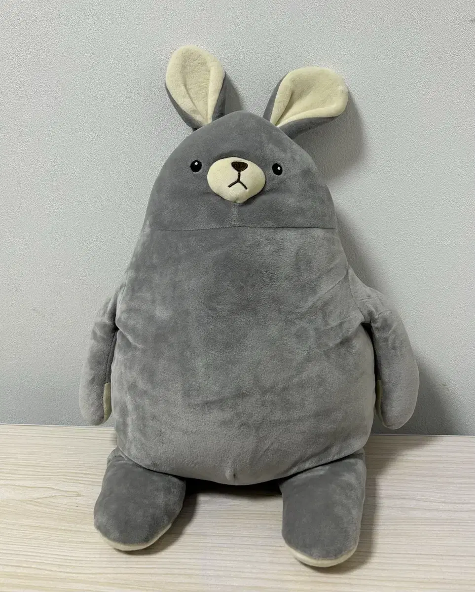 미니소 토끼 인형 54cm/ 애착인형/ 봉제인형/ 오가닉 코튼 토끼/ 회