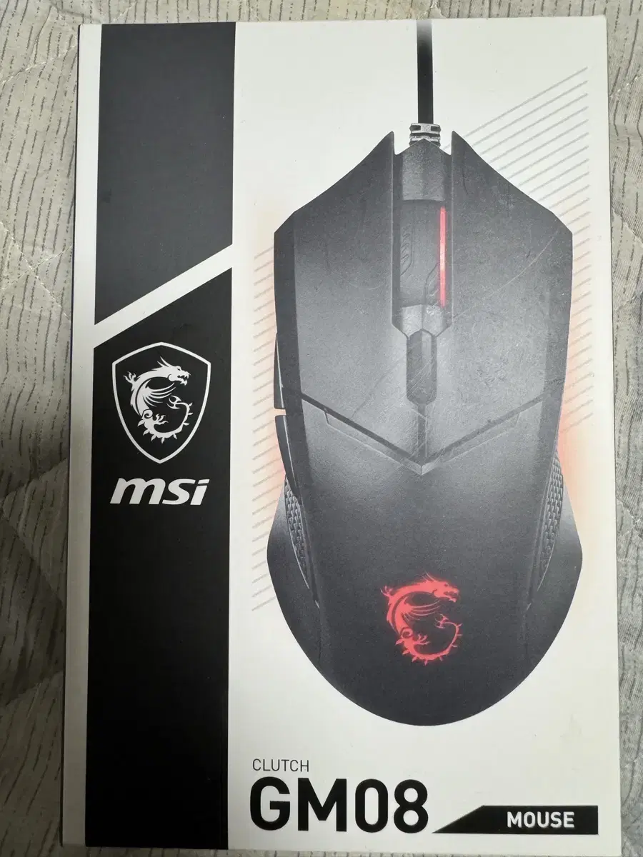 Msi GM08 유선 마우스 새상품