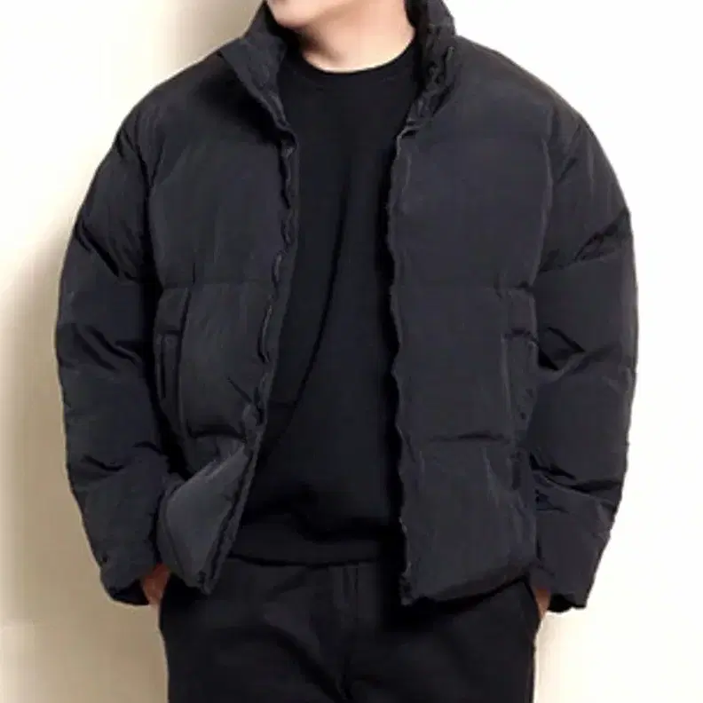 3XL-4XL 빅사이즈 발열 웰론 숏패딩 블랙 새상품