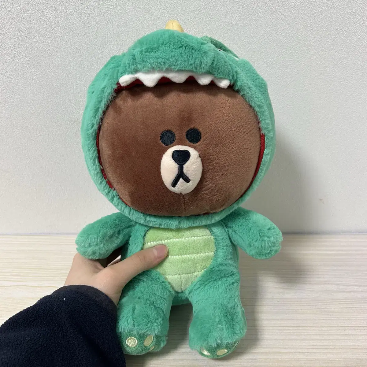 라인프렌즈 다이노브라운 인형 25cm