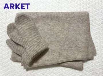 [미사용 새상품] ARKET 니트 숄 & 장갑