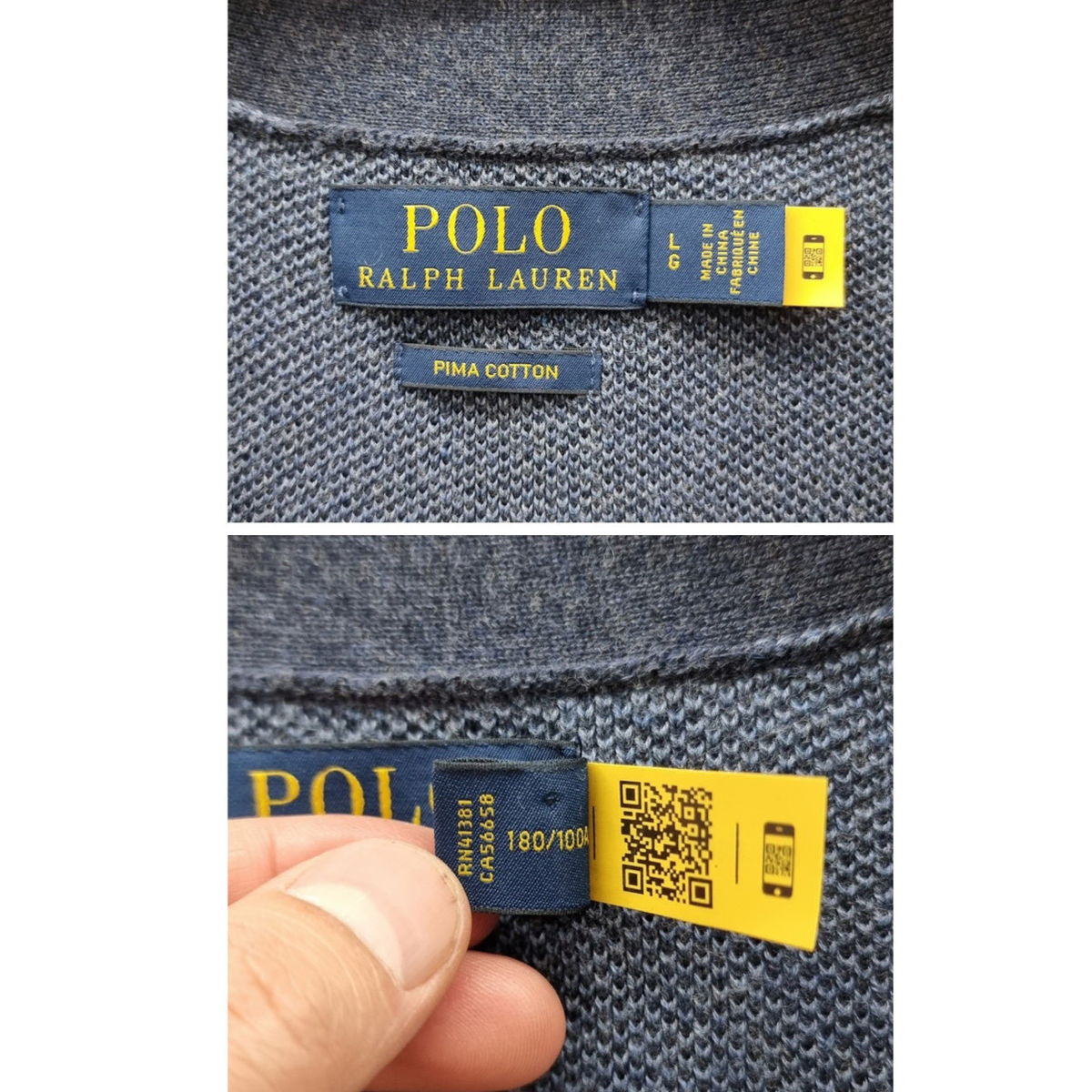 POLO RALPH LAUREN (100~105) PIMA COTTON