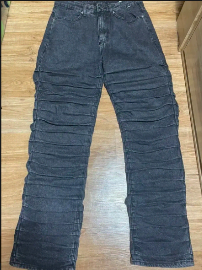 노매뉴얼 팬츠 T.W DENIM PANTS 블랙 S