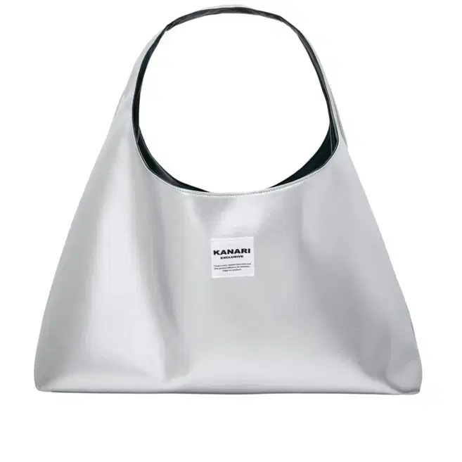 【KANARI】TWO WAY BAG silver.black leather kanari two way bag on Bunjang Global Site.