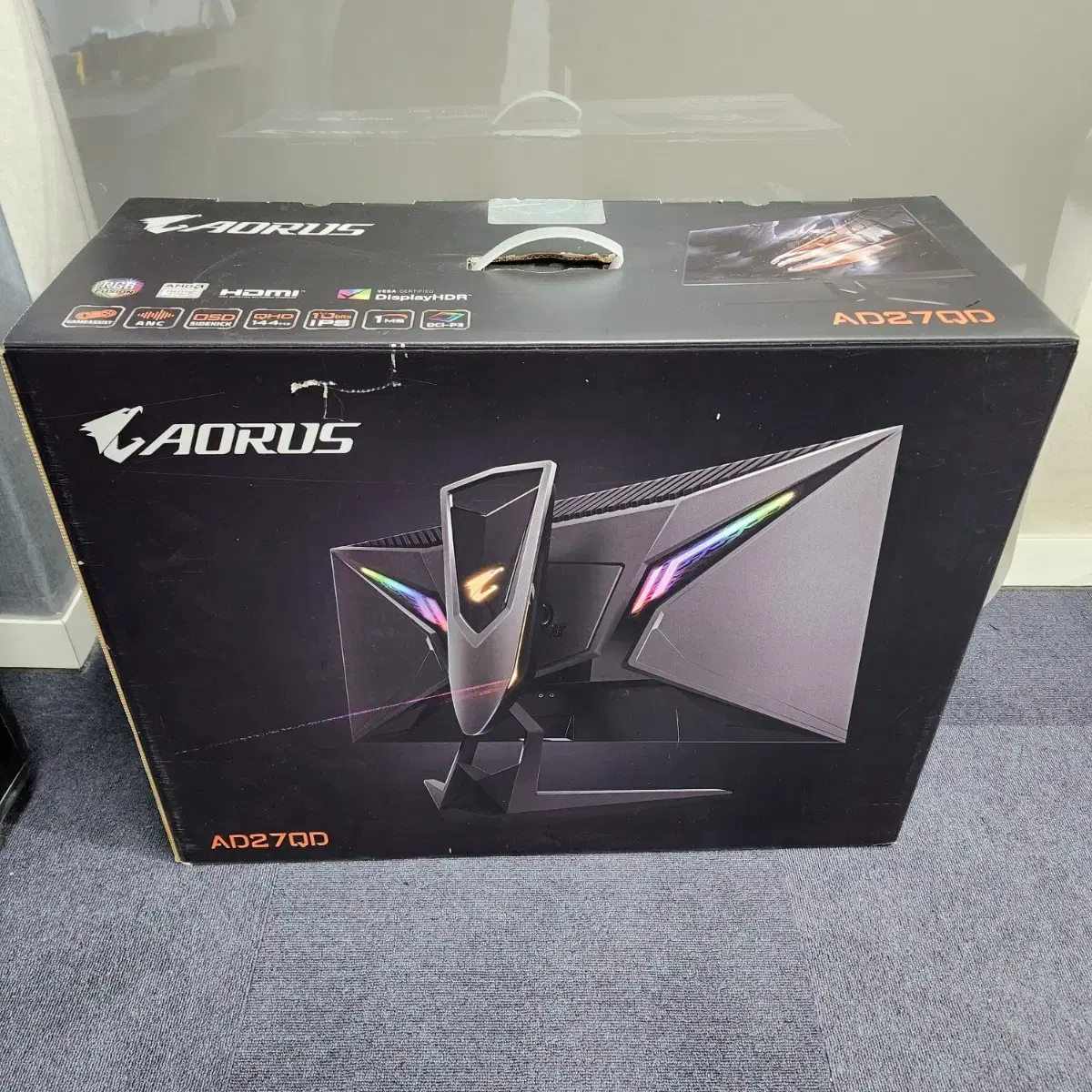 AORUS AD27QD 풀박스 모니터판매