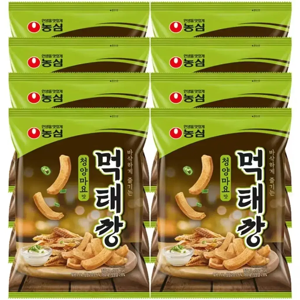 농심 먹태깡 청양마요맛 60g 8개