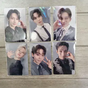 세븐틴 CD '소비기한' 트레이딩 카드 6장