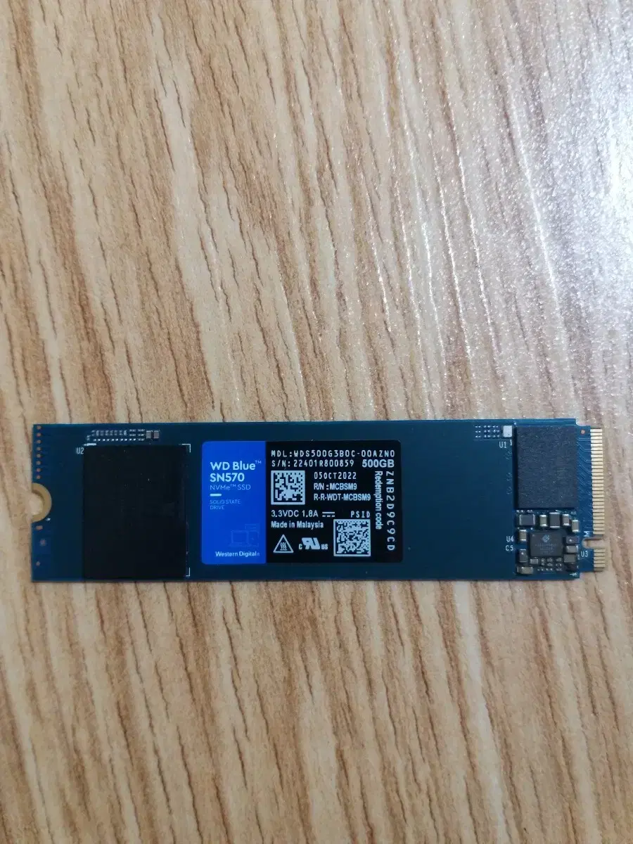 nvme / wd blue sn570 / 22년 출고