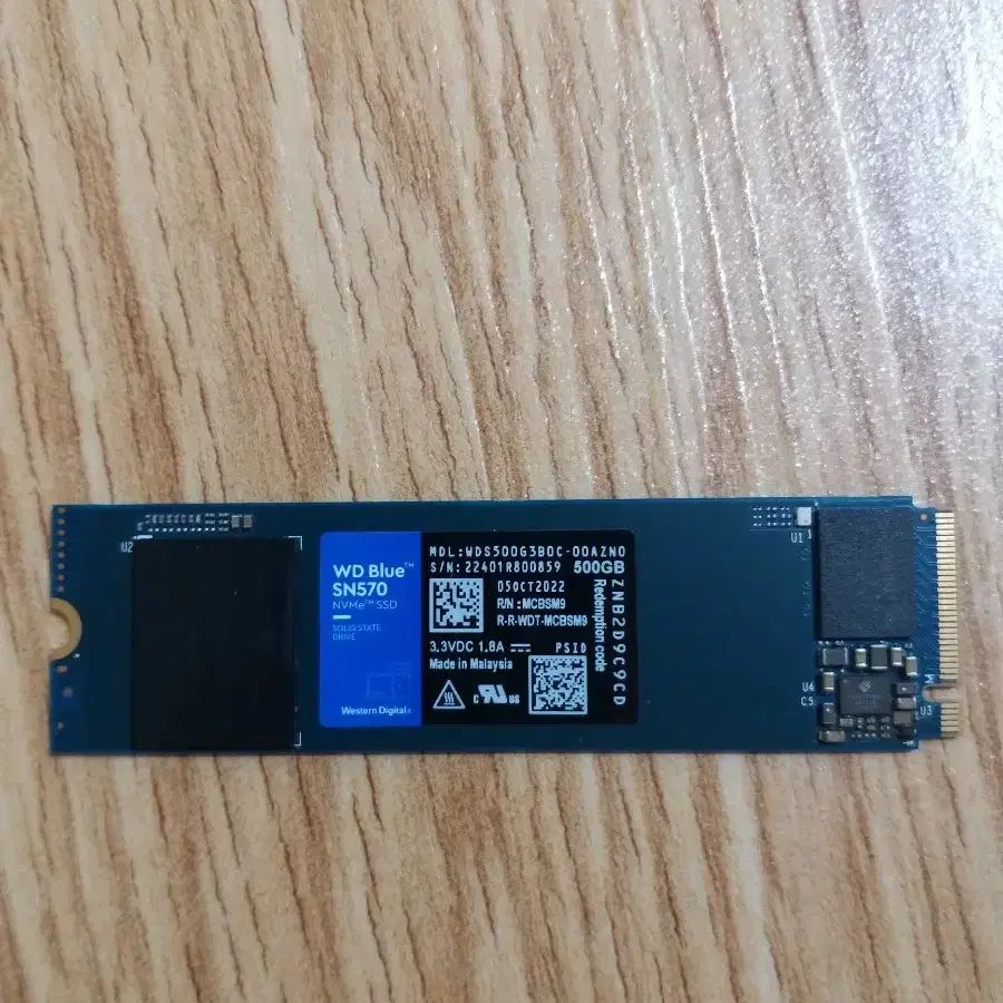 nvme / wd blue sn570 / 22년 출고