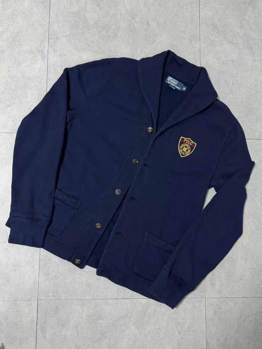 Polo Ralph Lauren Preppy Patch Brushed Cardigan