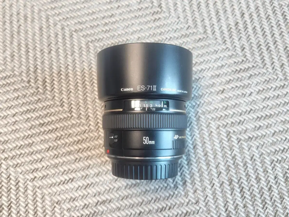 EF50F1.4 USM단렌즈+캐논PROTECT필터+캐논정품후드