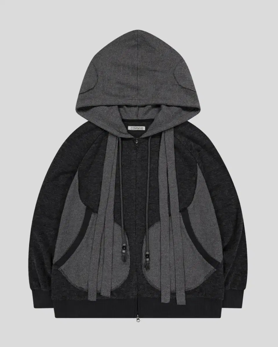 코이세이오 EARMUFFS HOOD ZIP-UP CHARCOAL 양도