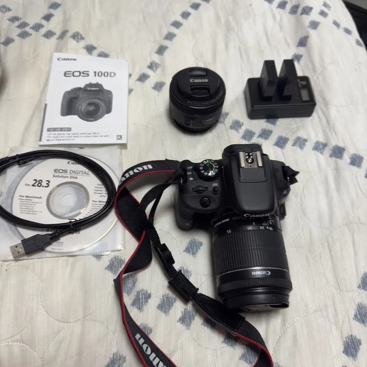 캐논 eos 100d 입문용카메라팝니다