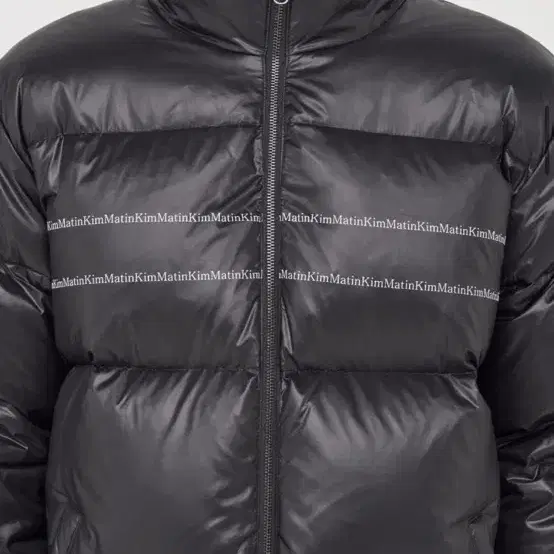 [마뗑킴] GLOSSY PUFFER JACKET IN BLACK