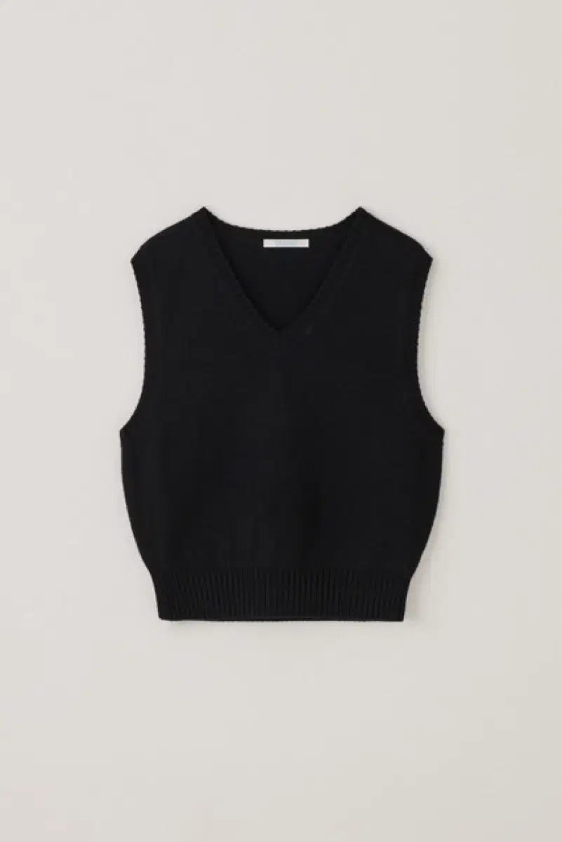 타낫 24ver) T/T Knit vest (black) | 니트 베스트