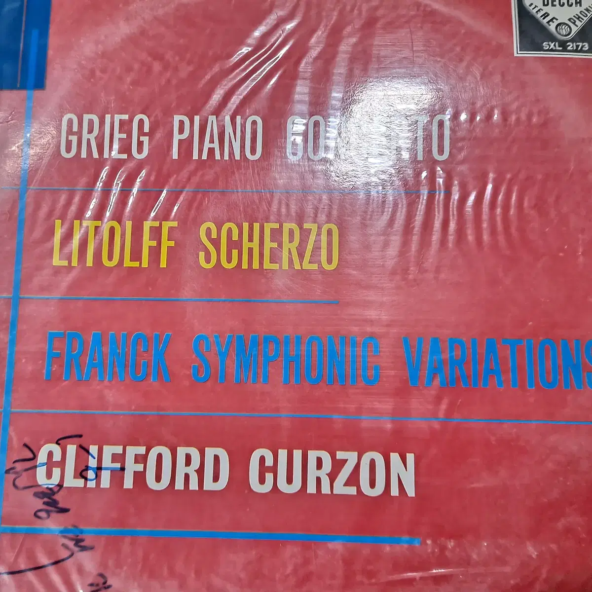 GREG PIANO CONCERT LITOLF SCHERZO LP판