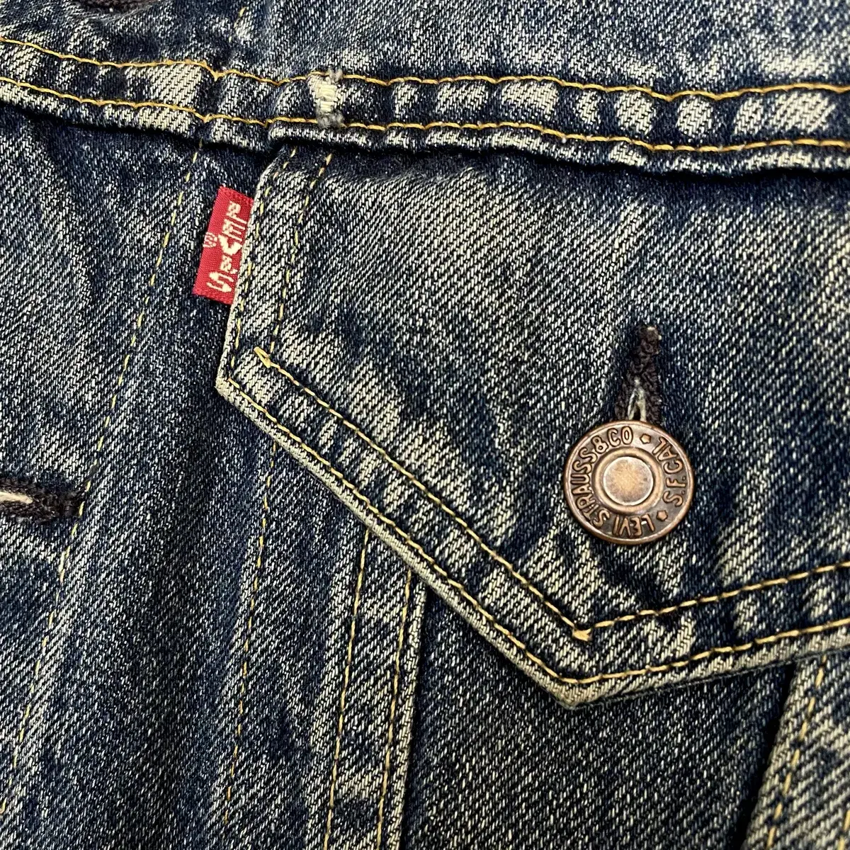 90s LEVIS made in usa 빅e 557xx 데님자켓 36