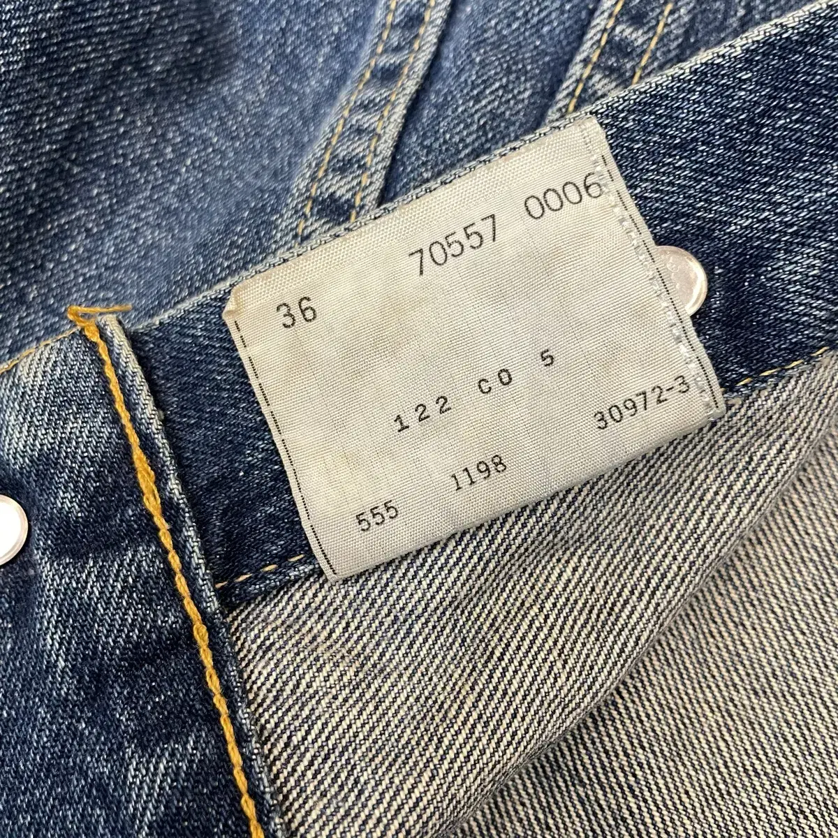 90s LEVIS made in usa 빅e 557xx 데님자켓 36