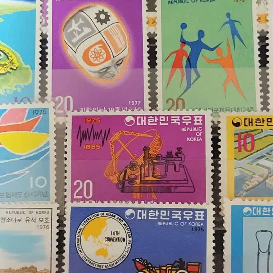 1970년대 우표 30종 모음집 (10)