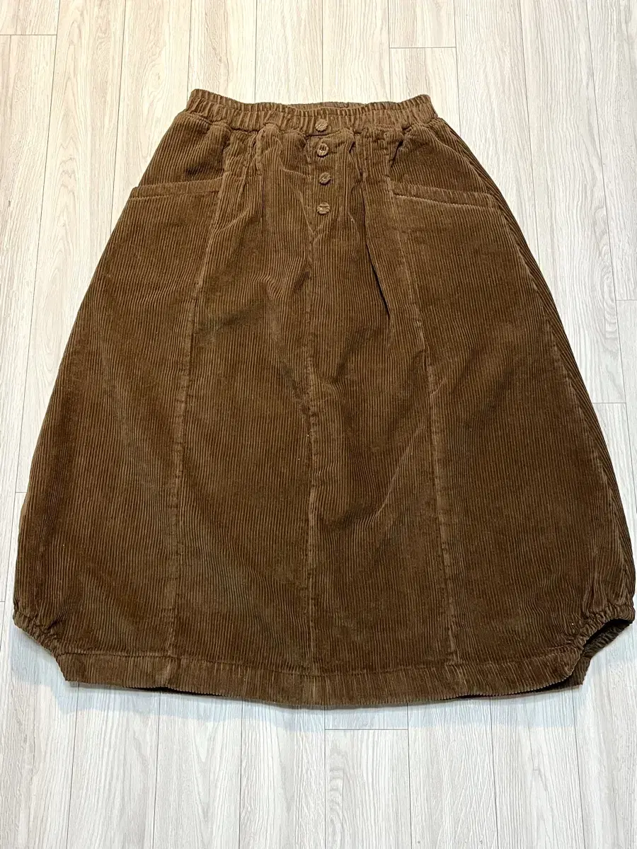 vintage corduroy balloon long skirt