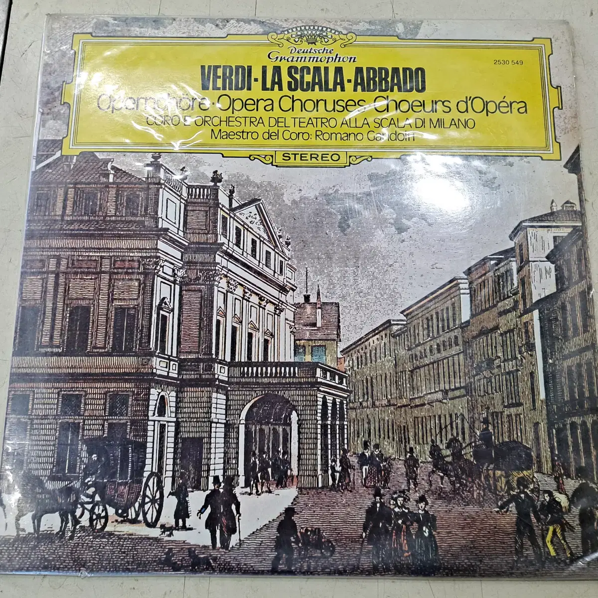 VERDI-LA SCALA-ABBADO Opera Choruses LP판