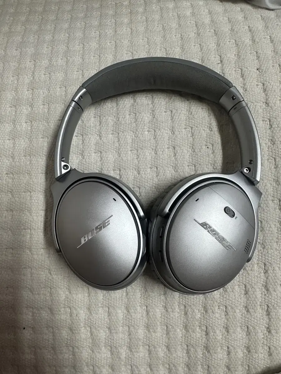 보스 qc35 실버 헤드셋 헤드폰