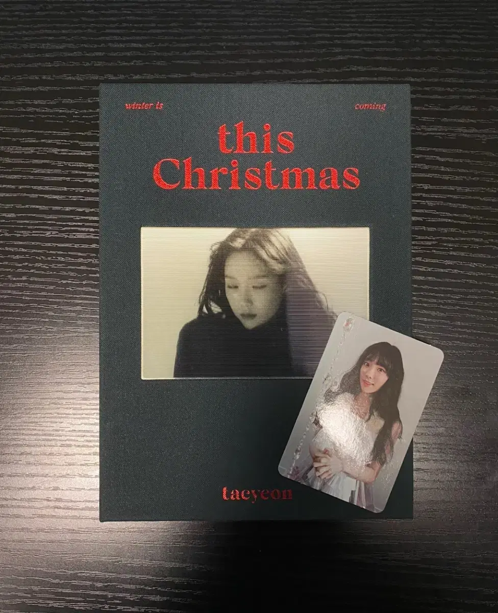 *미사용) 태연 This Christmas 홀로그램 앨범