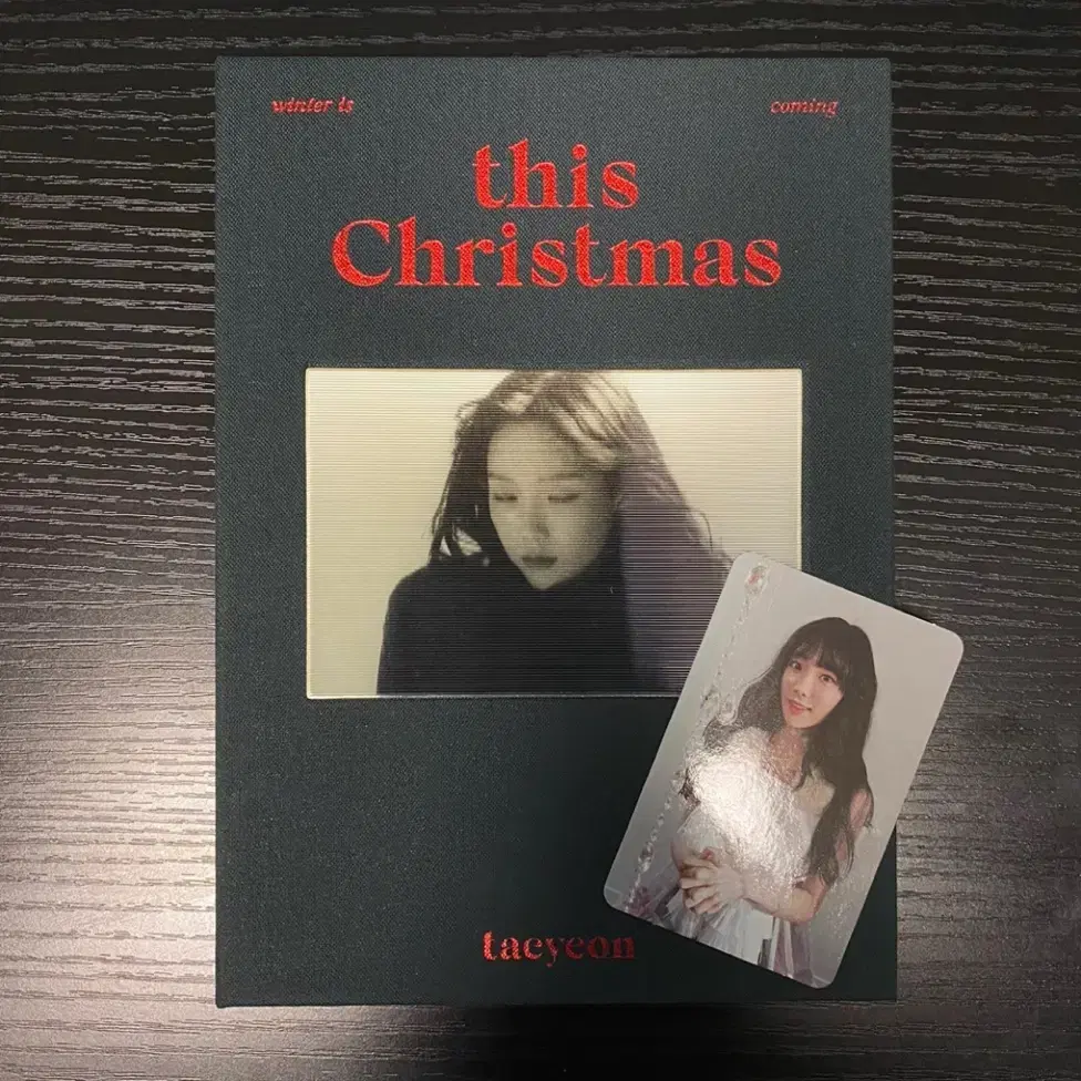 *미사용 포카O) 태연 This Christmas 홀로그램 앨범