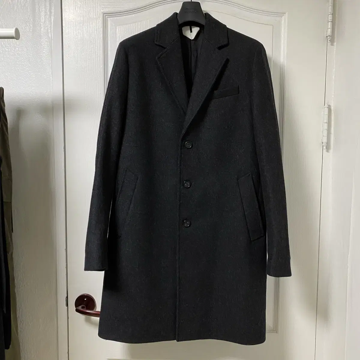 Arquette Melton Wool Topcoat Chesterfield Halfcoat