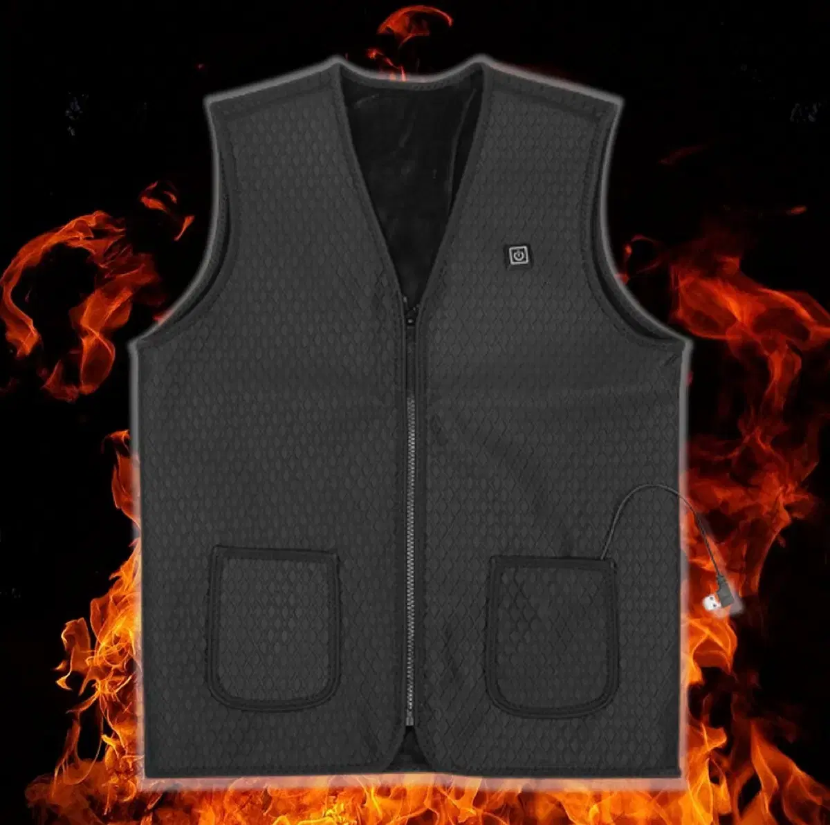 (New) USB Heated Vest Heated Vest Heated Vest Winter Warm Smart Thermal Heating