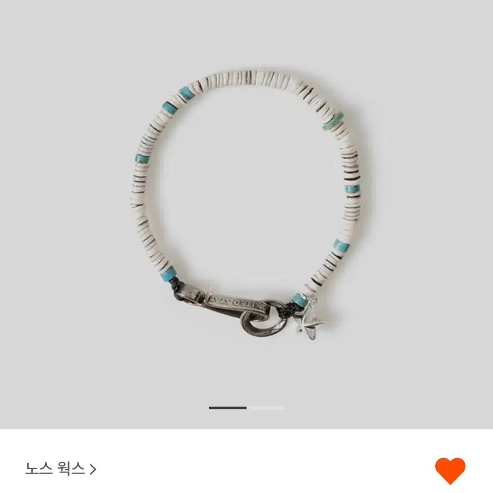 노스웍스 Shell & Turquoise Heishi Bracelet