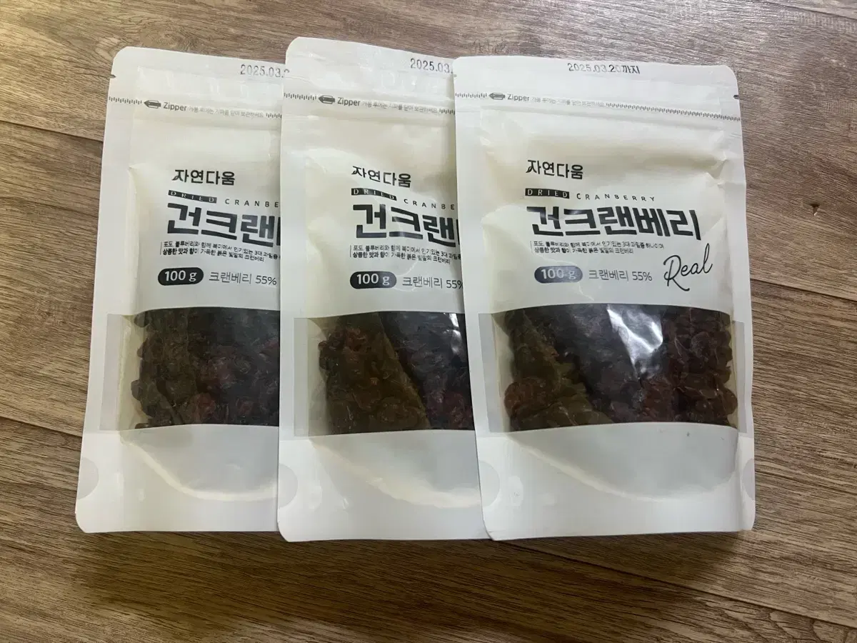 건크랜베리 100g 3개