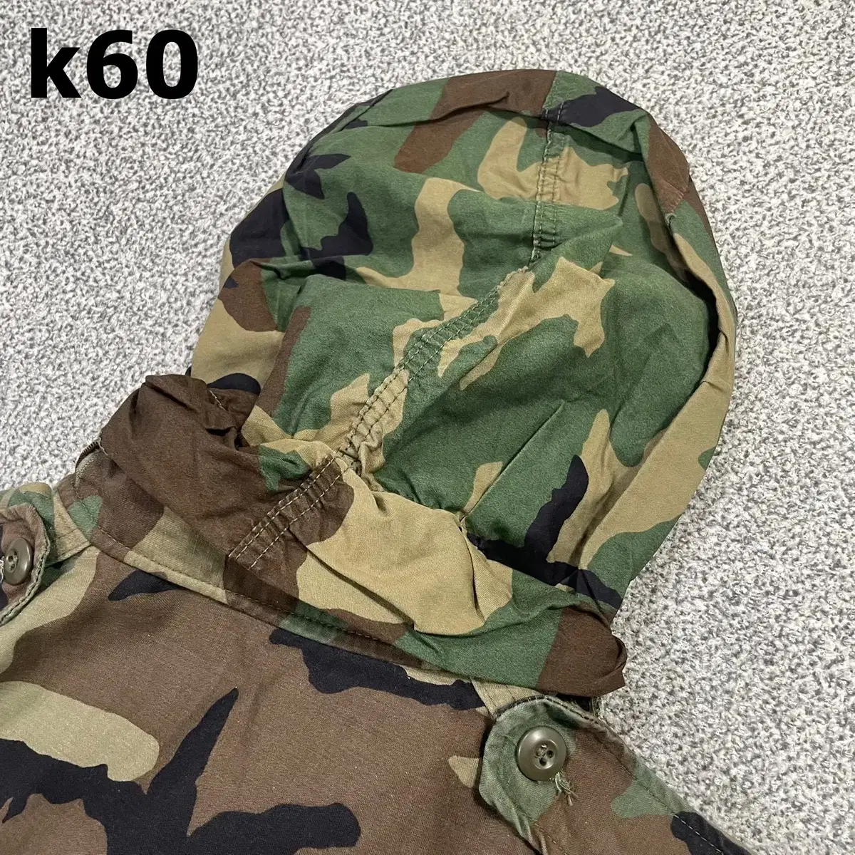 [S-S] 미군 남성 우드랜드 80S 밀리터리 M65 필드 자켓 K60