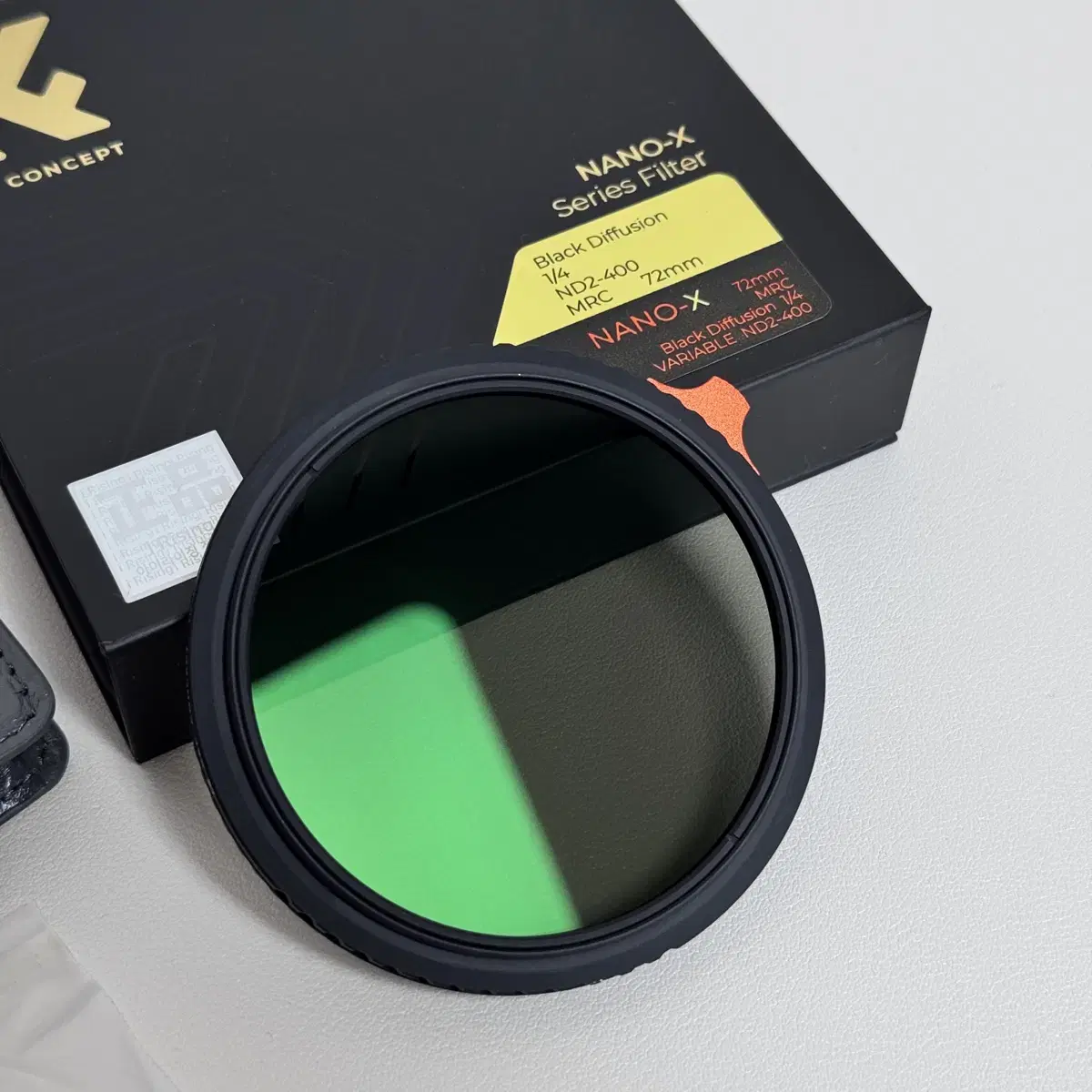 [K&F] 72mm Black Mist 1/4 + ND2-400