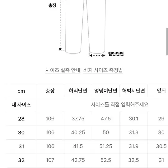 피스워커 데님