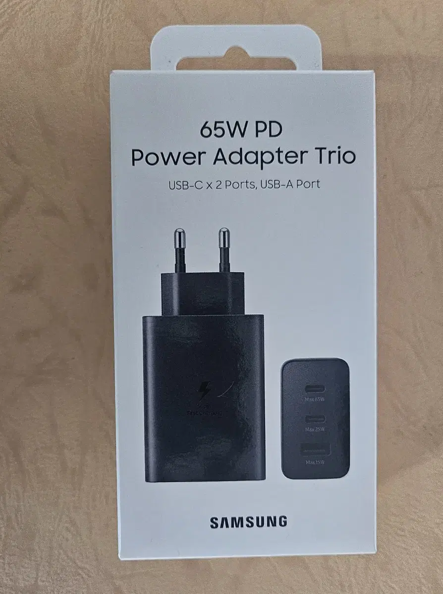 삼성 65w pd power adapter trio 판매합니다