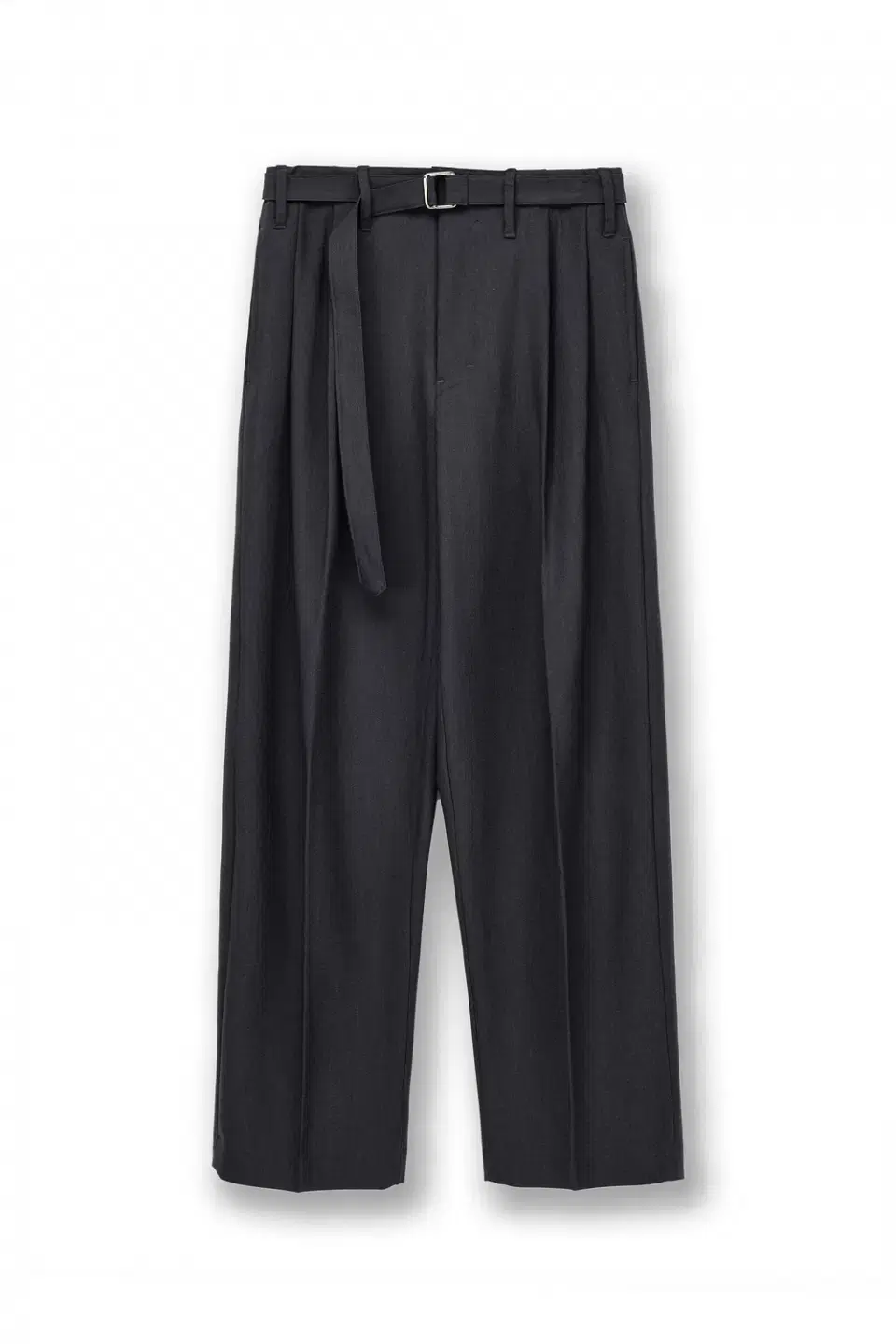 주앙옴므 2 PLEATS WIDE BAND TROUSER 차콜