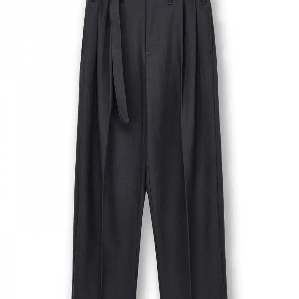 주앙옴므 2 PLEATS WIDE BAND TROUSER 차콜