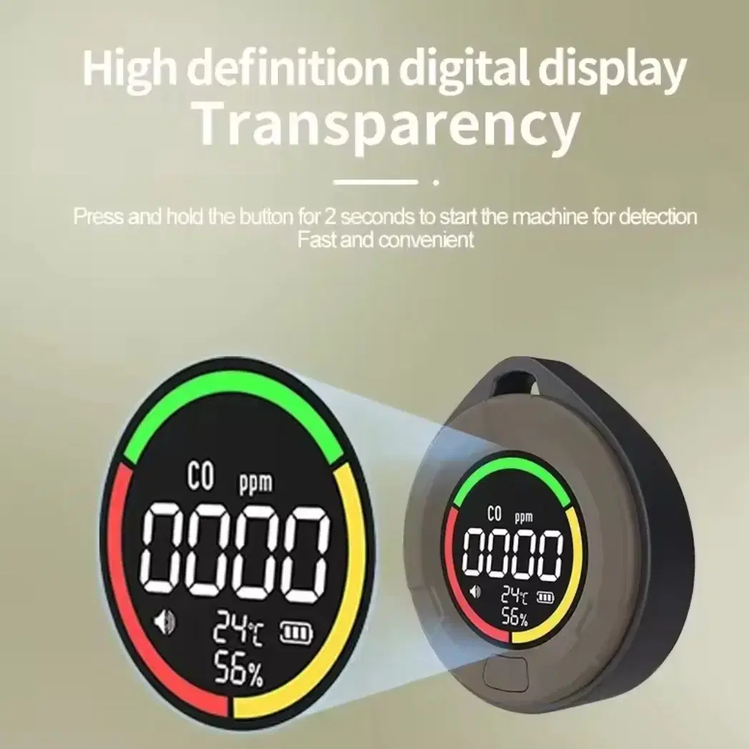 PTH-10D 미니 일산화탄소 감지기, CO공기질 휴대용 모니터