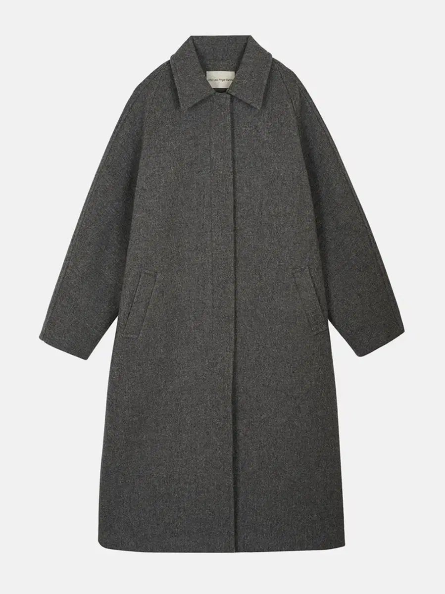 LFM 래글런 울 코트 raglan wool long coat gray