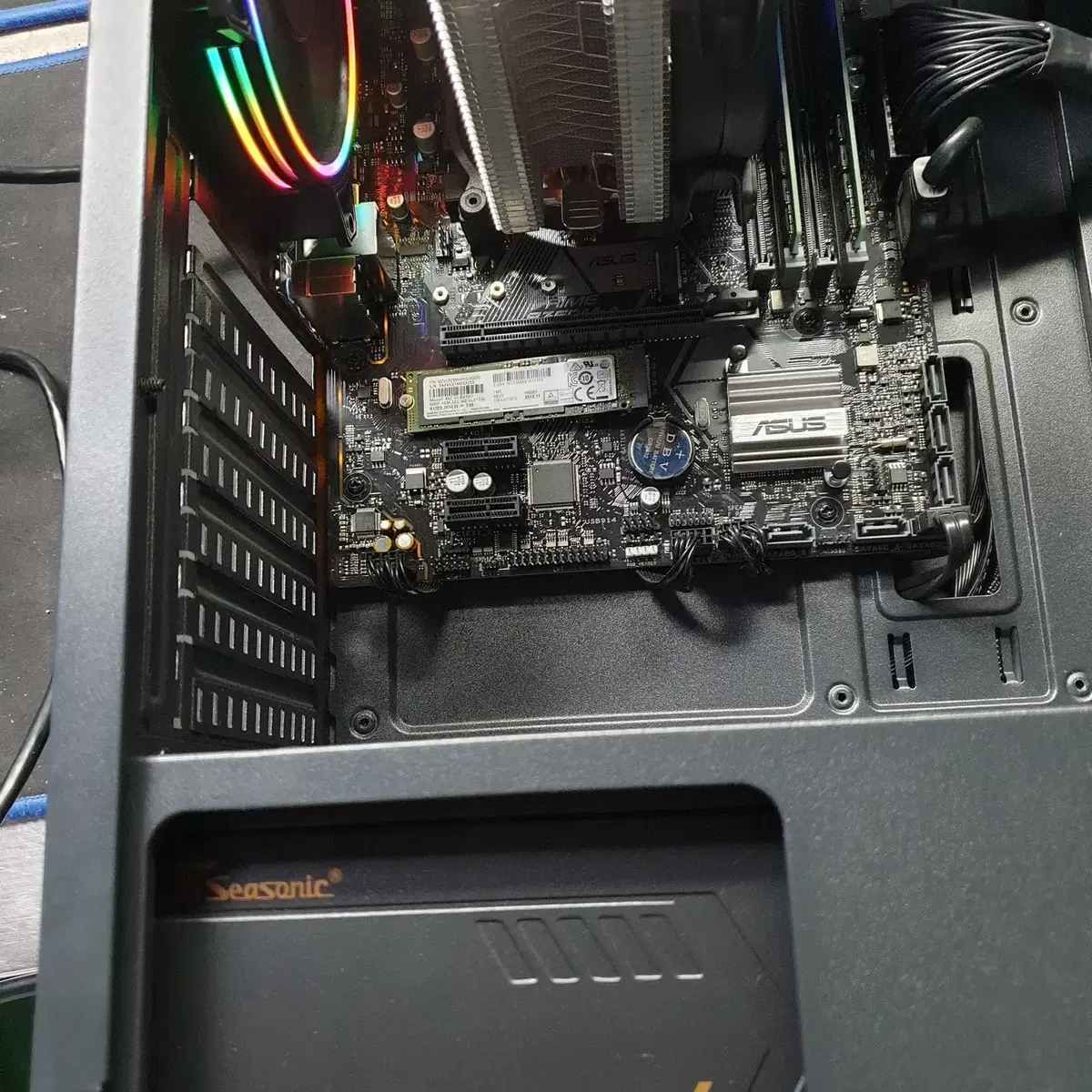 고성능 사무용 컴퓨터 I5-9600K 8G NVME 256