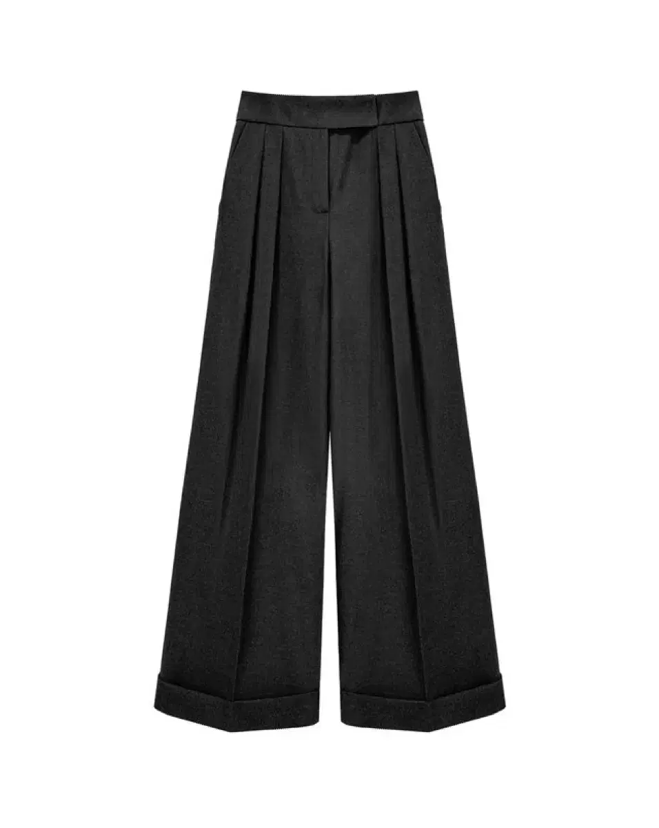 더로랑 Wool Trun up trousers fabric japan